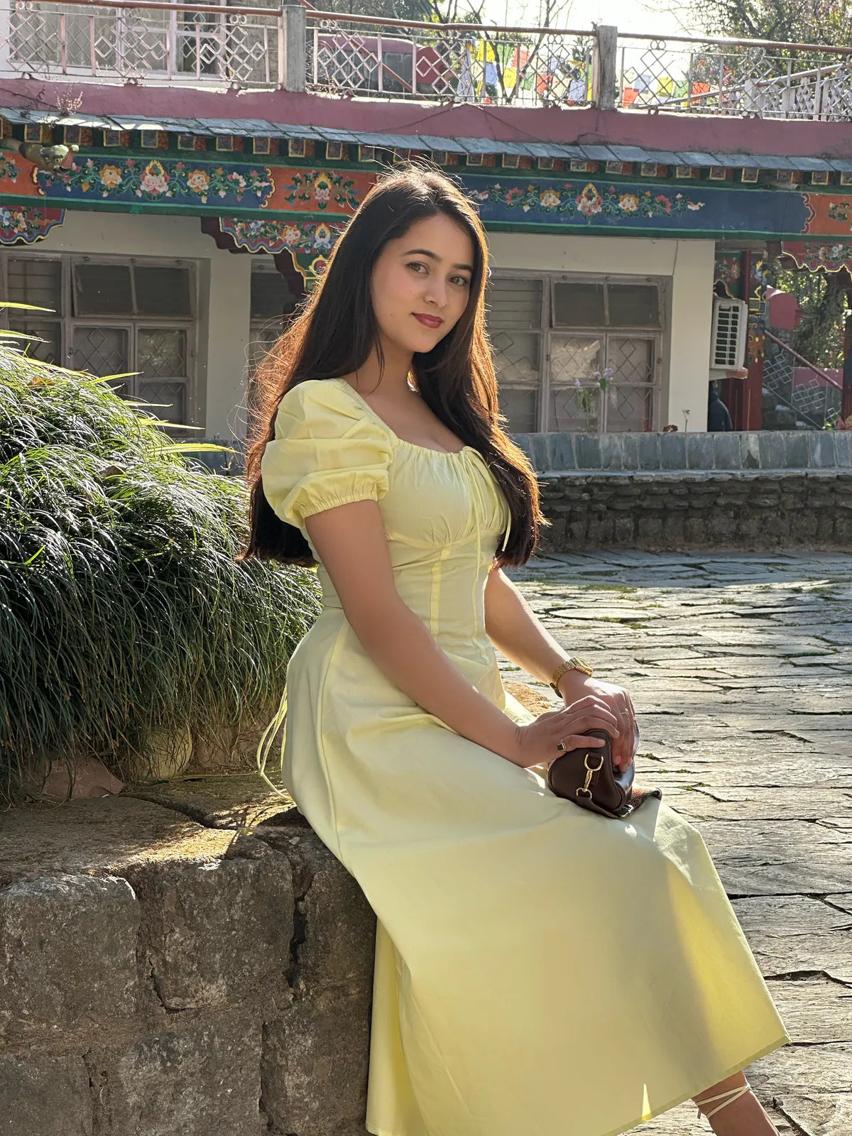 Yellow Bustier Sundress..